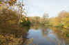 Two small dune lakes and surrounding.