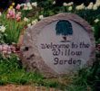 The Willow garden. "The Willow Garden" is located in Canada outside Antigonish, Nova Scotia, and is the home of Bill and Sharon (Bryson) Wilgenhof. It is located on several acres of semi-woodland with an eclectic blend of bulbs, shrubs and herbaceous perennials.
