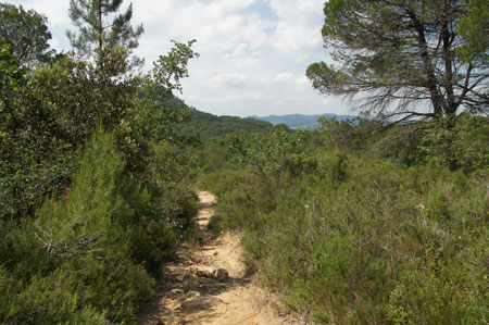 wandelpaden Camping Beauregard in de Provence