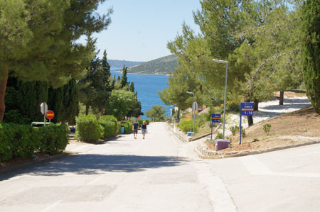 Camping Belvedere in Seget Vranjica.