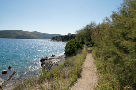 Camping Belvedere in Seget Vranjica. Omgeving.