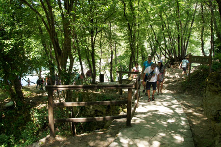 Krka, bij Skradinski waterval.