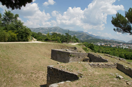 Salona, de runes van een Romeinse stad.