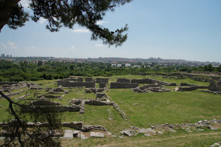 Salona, de runes van een Romeinse stad.