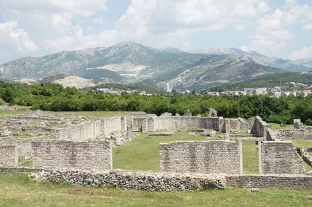 Salona, de runes van een Romeinse stad.