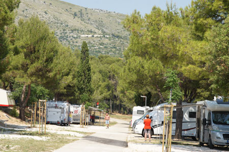 Camping Belvedere in Seget Vranjica.