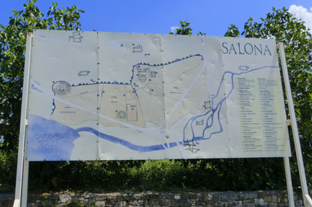 Salona, de runes van een Romeinse stad.