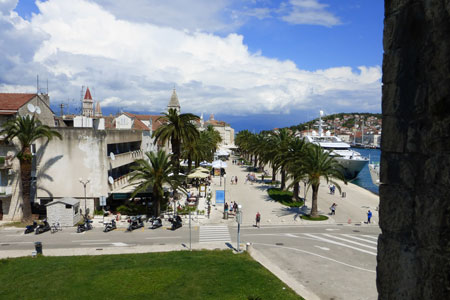 Trogir. fort Kamerlengo.Uitzicht.