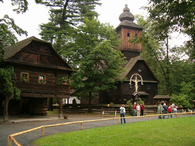 Open air museum Roznov pod Radhostem.