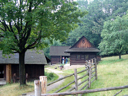 Open air museum Roznov pod Radhostem.